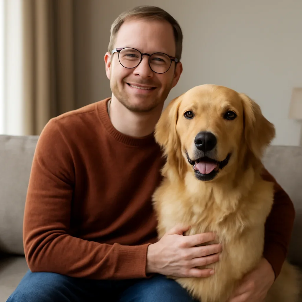 Canadian pet owner making an informed pet insurance decision after comparing costs