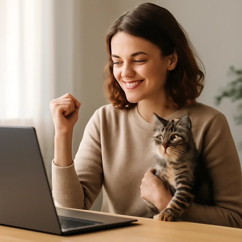 Kitten owner planning for veterinary care and insurance costs in Canada